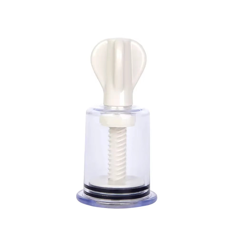 1PC Manual Rotating Cupping Vacuum Cupping Device Breast Pump Enlargement Nipple Clamp Sucker Massager