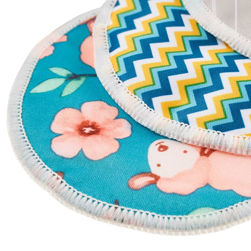 10PC Soft Bamboo Reusable Washable Breast Liners Milk Care Nursing Pads Postpartum Accessories Mama Lactation Breastfeeding Pads