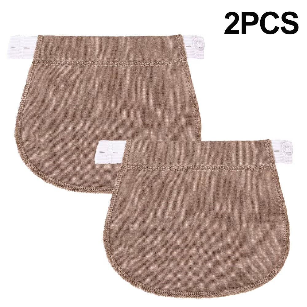 Adjustable Elastic Maternity Waistband Extender for Comfortable Pregnancy Pants