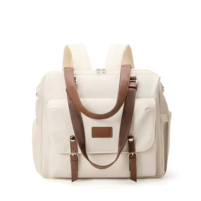 Large Capacity Multifunctional Three Use Diagonal Cross Insulation Mother and Baby Bag Essential for Long-Distance Travel