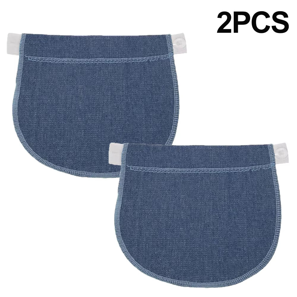 Adjustable Elastic Maternity Waistband Extender for Comfortable Pregnancy Pants