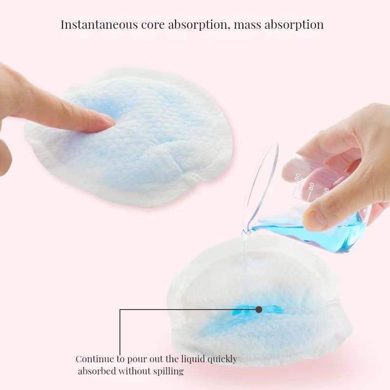 Disposable Nursing Pads for Breastfeeding Super Soft Breastfeeding Milk Pads Ultra Comfortable Breast Pad Anti-Spillage Milk Pad