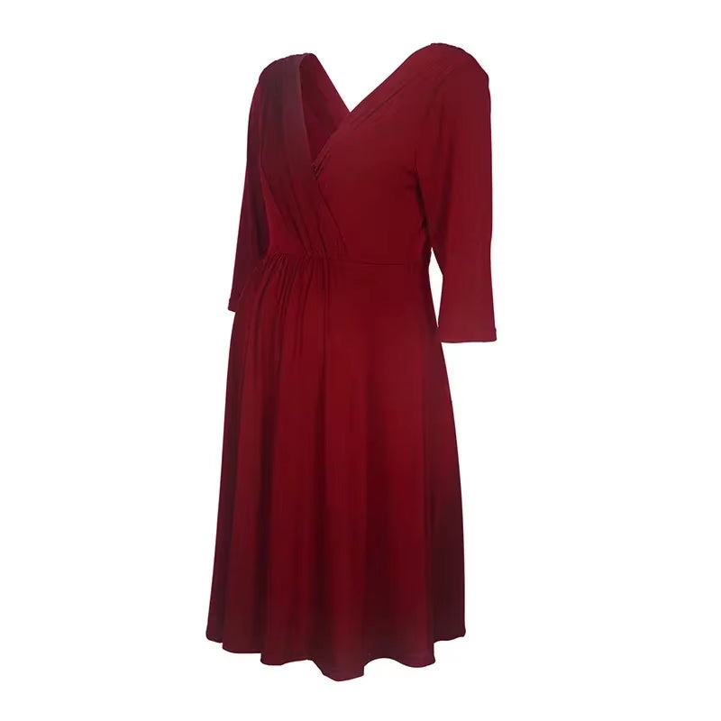 Pregnants Summer Breastfeeding Clothes Nursing Maternity for Pregnant Women Fashion Dresses Pregnancy Dress