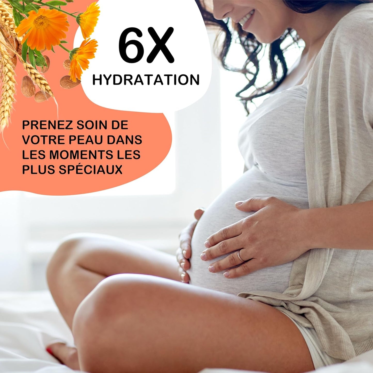 Vita Oil anti Vergetures : Vergetures De Grossesse, Huile Raffermissante Corporelle, Combat Le Relâchement Cutané À 87%, Améliore L'Apparence De La Peau (Amandes, Vitamines a & E) - 500 Ml