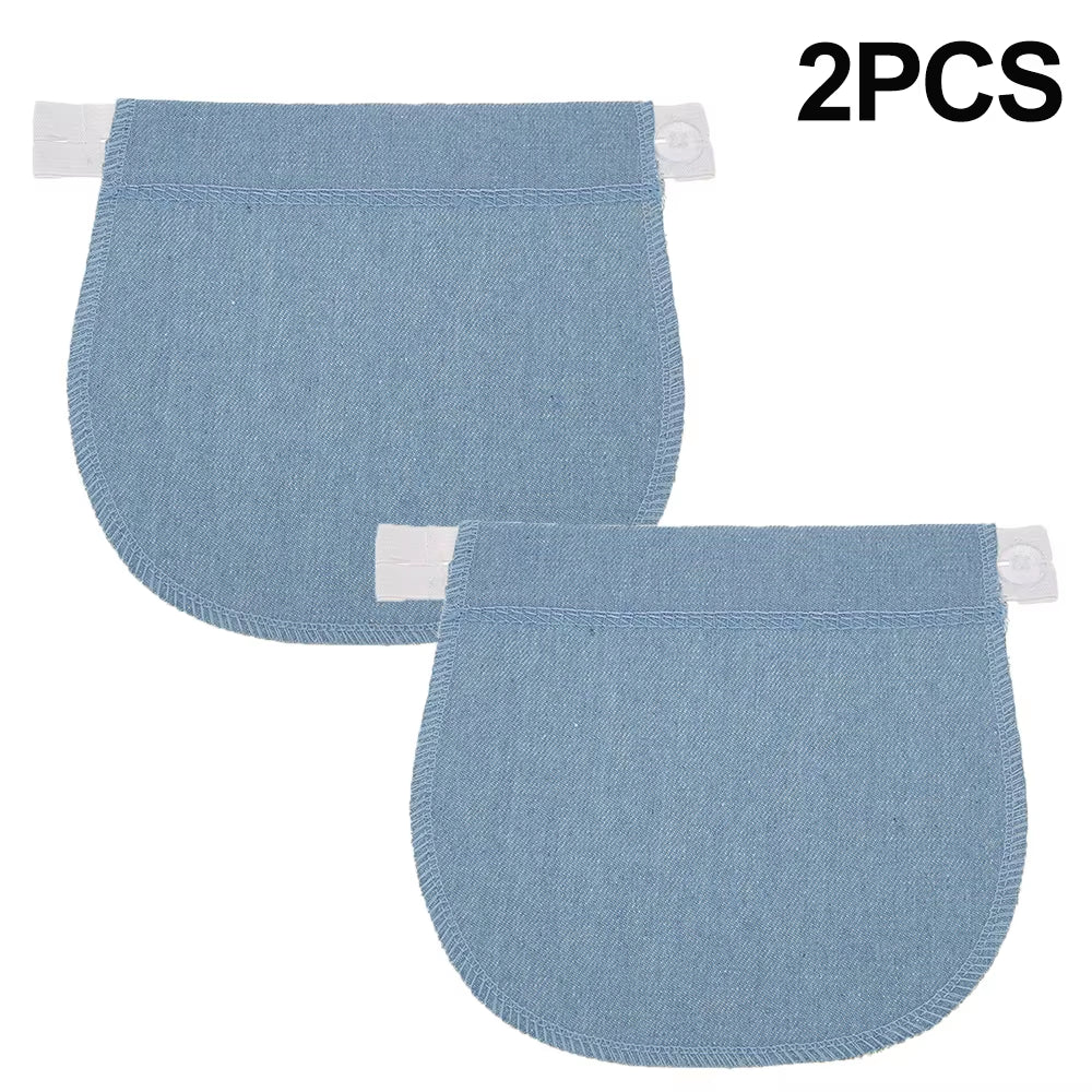 Adjustable Elastic Maternity Waistband Extender for Comfortable Pregnancy Pants