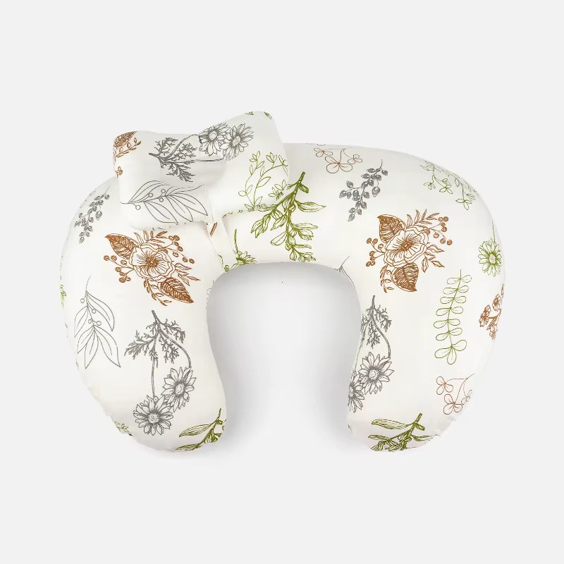 Nursing Pillow U-Shaped - Multifunctional with Removable, Machine Washable Cover - Waist & Neck Support for Breastfeeding