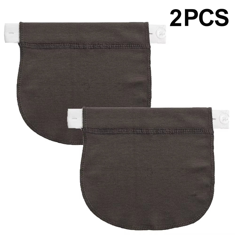 Adjustable Elastic Maternity Waistband Extender for Comfortable Pregnancy Pants