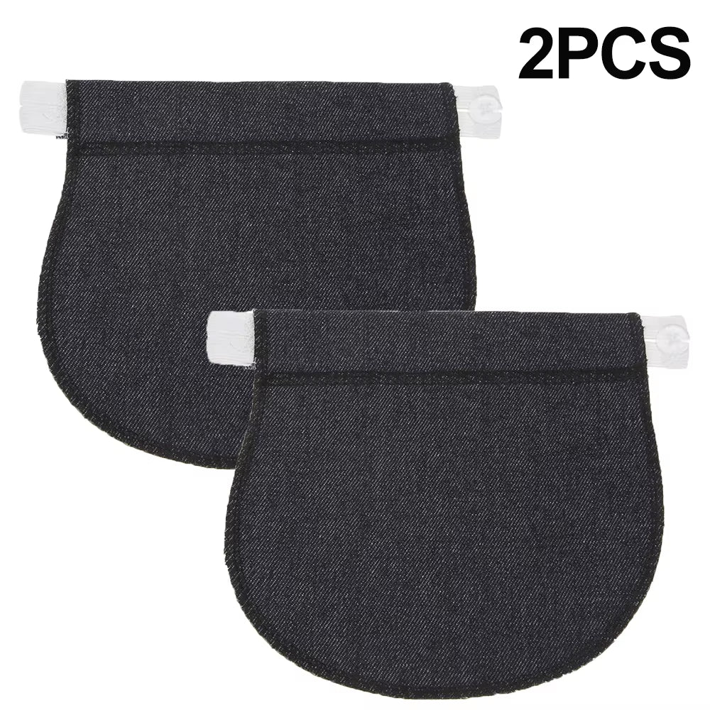 Adjustable Elastic Maternity Waistband Extender for Comfortable Pregnancy Pants