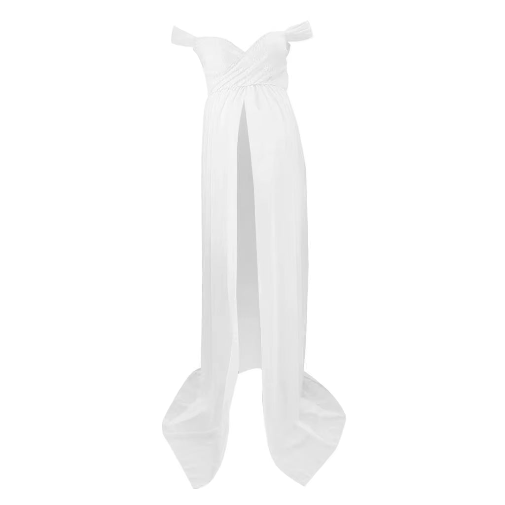 Sexy Maternity Dress Photo Shoot Chiffon Pregnancy Dress Photography Prop Maxi Gown Dresses for Pregnant Women
