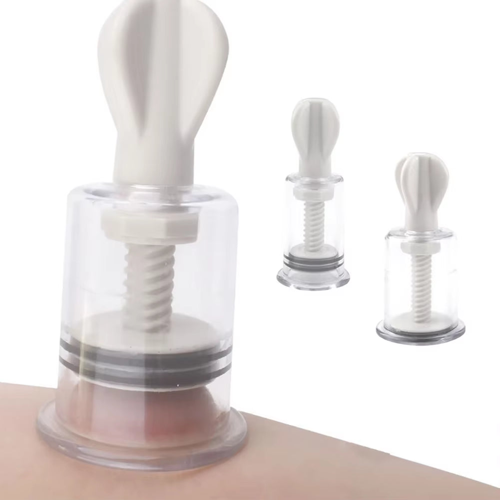 1PC Manual Rotating Cupping Vacuum Cupping Device Breast Pump Enlargement Nipple Clamp Sucker Massager