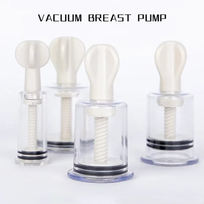 1PC Manual Rotating Cupping Vacuum Cupping Device Breast Pump Enlargement Nipple Clamp Sucker Massager