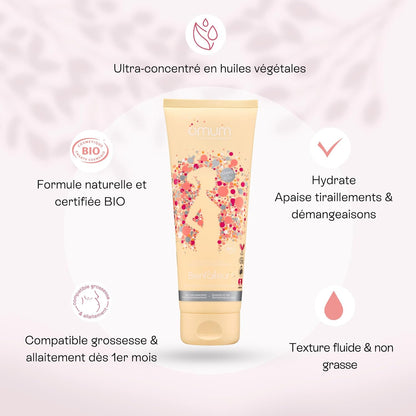 - Le Bienfaiteur - Lait Pour Le Corps Hydratant, Concentré & Désaltérant - Formule Sérum Ultra Concentrée En Huiles Végétales Bio - Compatible Grossesse Et Allaitement - Vegan - 200 Ml