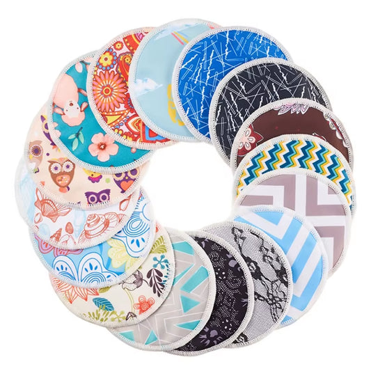 10PC Soft Bamboo Reusable Washable Breast Liners Milk Care Nursing Pads Postpartum Accessories Mama Lactation Breastfeeding Pads