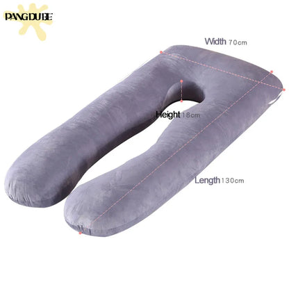 PANGDUBE Pregnancy Pillow 130*70Cm Sleeping Waist Pillow for Pregnant Women Nursing Pillow Breastfeeding Cushion for Women
