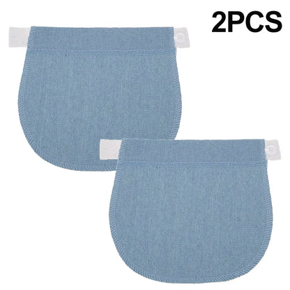 Adjustable Elastic Maternity Waistband Extender for Comfortable Pregnancy Pants